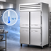 Thumbnail image #4 for True Spec Series Two-Section Reach-In Freezer with Four Stainless Steel Half Swing Doors