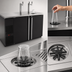 Thumbnail image #4 for Pro-Line E-Series 59.5-Inch Two-Section Direct Draw Draft Beer Cooler, Black, 3-Faucet, 23.7 Cu. Ft.