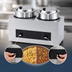 Thumbnail image #4 for Vollrath Cayenne Twin Well Countertop Rethermalizer Package with 2 Included 4-1/8 Qt Insets and Hinged Covers