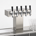 Thumbnail image #4 for Perlick 3780-6B 6-Faucet Air-Cooled Tee Draft Beer Tower, Stainless Steel