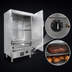 Thumbnail image #4 for MasterRange 24-Inch Natural Gas Smokehouse Smoker with 3 Burners and Right-Hinged Door