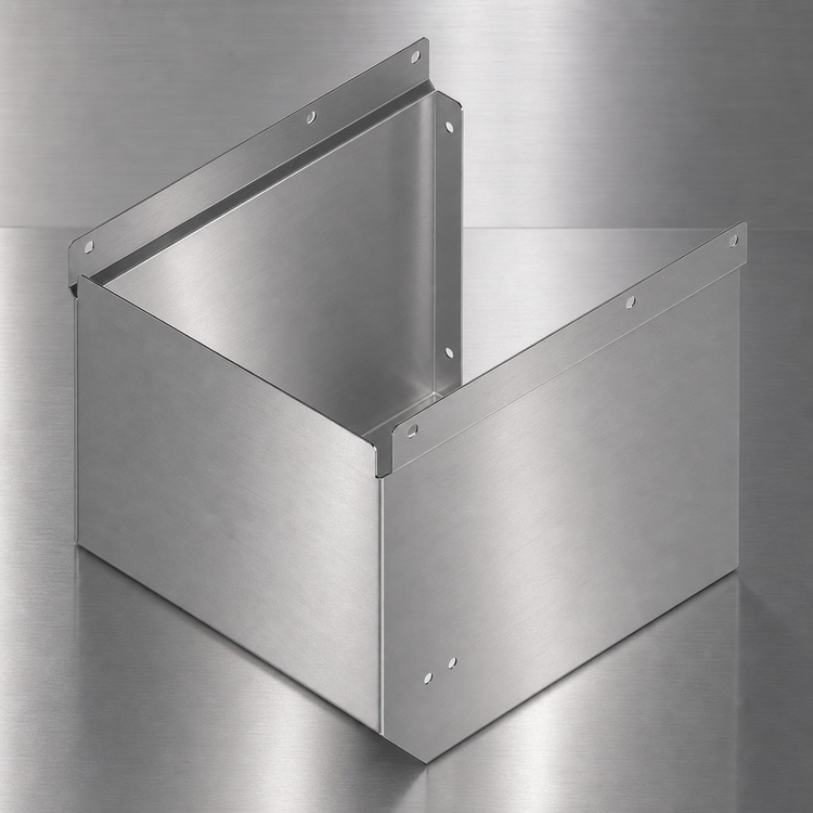 Product image #4 for John Boos Stainless Steel Apron for PBHS 9" x 9" Wall Mount Hand Sink