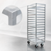 Thumbnail image #4 for Panco Mobile Front-Load Aluminum Oven Rack for 10 Full-Size Sheet Pans, 6-Inch Centers
