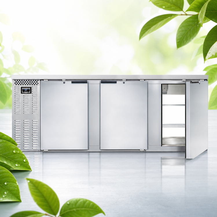 Product image #4 for Continental Refrigerator BB90NSSPT 90" Pass-Thru Refrigerated Back Bar Cooler
