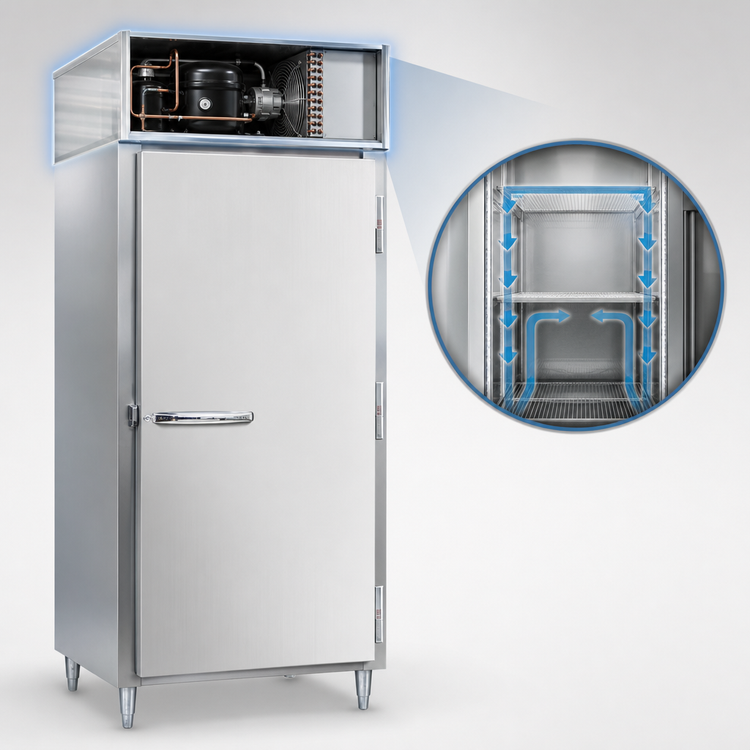 Product image #4 for Continental Refrigerator D1FXN Designer Line One-Section Extra-Wide Reach-In Freezer