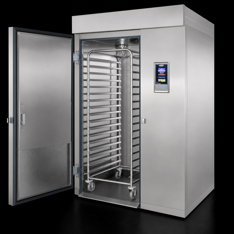 Product image #4 for HURRiCHiLL Modular Roll-In Blast Chiller/Shock Freezer, Remote Refrigeration, 1-Trolley Capacity