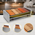 Thumbnail image #4 for Roll-A-Grill Slanted Hot Dog Roller Grill, 33 Hot Dog Capacity, 12 GripsIt Rollers, 120V