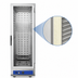 Thumbnail image #4 for CookRite Insulated Economy Warming & Holding Cabinet with Clear Door, 24-Pan Capacity, 120V