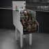 Thumbnail image #4 for Glastender 12-Inch Freestanding Stainless Steel Underbar Liquor Steps, 24-Inch Deep, 4-Step