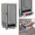 Thumbnail image #4 for Metro C5 3 Series 3/4 Height Lower-Wattage Heated Holding & Proofing Cabinet with Gray Insulation Armour and Clear Polycarbonate Door