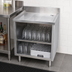 Thumbnail image #5 for BK Resources 24 Inch Underbar Glass Rack Unit with Drainboard Top and Open Front Base