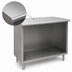 Thumbnail image #4 for Eagle Spec-Master Open Front Enclosed Base Work Table, 120W x 30D, 14/304 Stainless Steel Top