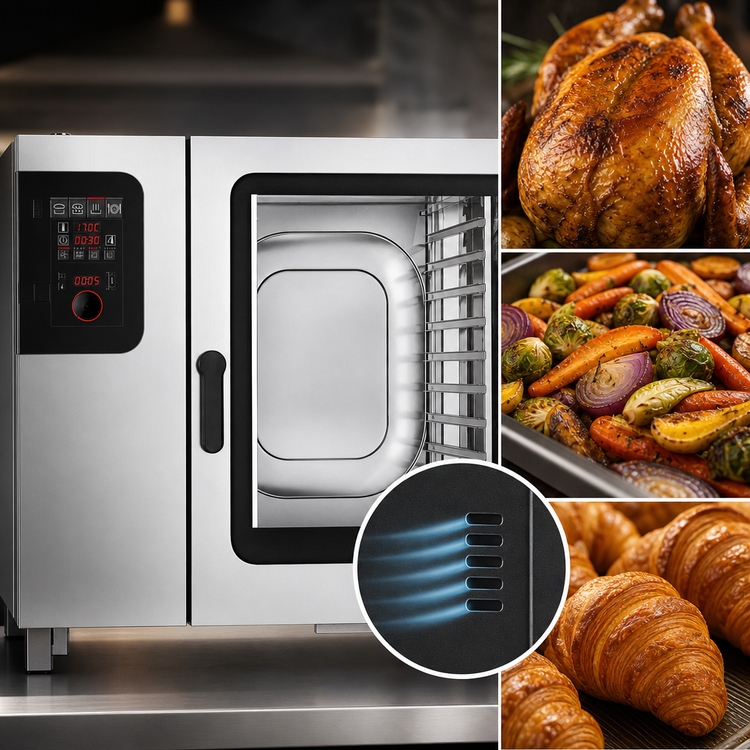 Product image #4 for Convotherm C4 ED 10.20GS-N Maxx Pro easyDial 10-Pan Full-Size Boilerless Gas Combi Oven