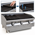Thumbnail image #4 for RedHots Chef Line 36-Inch Countertop Natural Gas Lava Rock Charbroiler