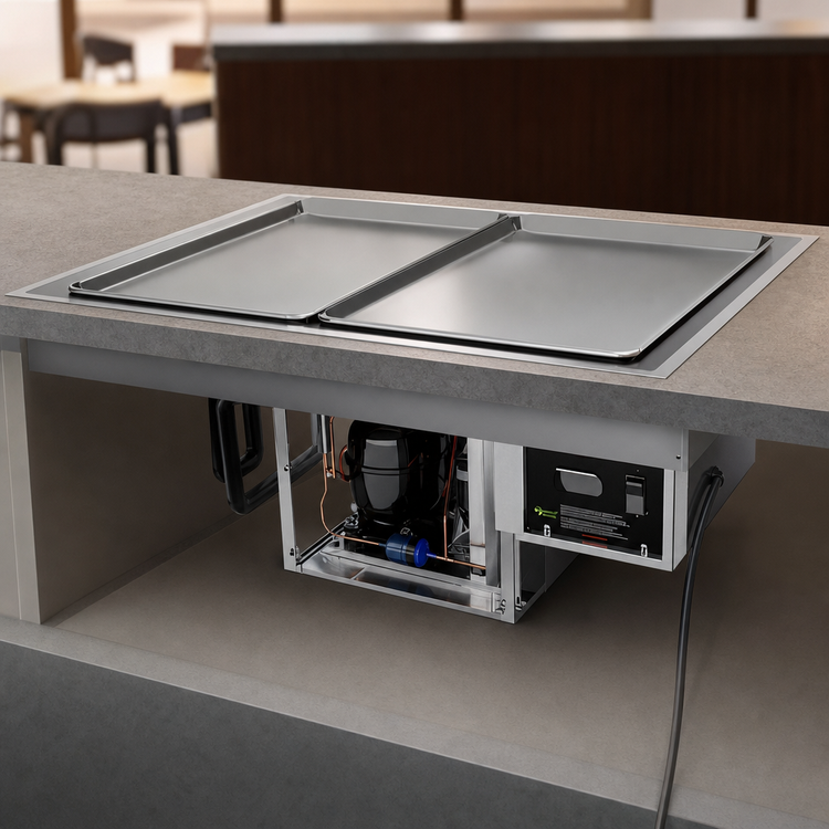Product image #4 for Hatco R-290 Drop-In Frost Top, 57 Inch, 3 Full-Size Sheet Pan Capacity