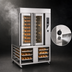 Thumbnail image #4 for Blodgett XR8-E/STAND Electric Mini Rotating Rack Bakery Oven with Stainless Steel Stand