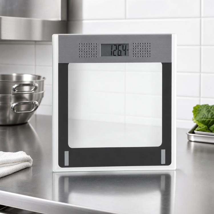 Product image #4 for Taylor Precision Digital Talking Bath Scale with Tempered Glass Platform, 400 lb Capacity