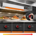 Thumbnail image #4 for Nemco 24-Inch Dual Infrared Strip Heater with Infinite Temperature Control, 240V