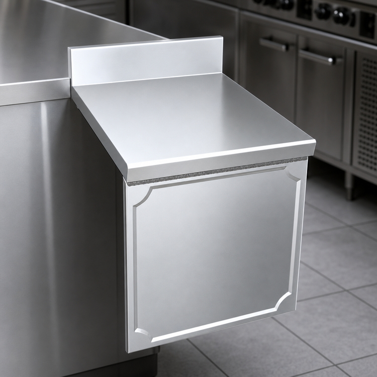 Product image #4 for La Rosa 24-Inch 304 Stainless Steel Top Extension Filler Piece with Panel