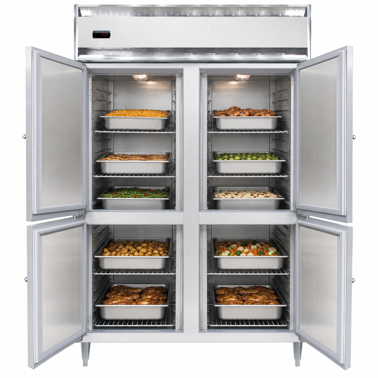 Product image #4 for Continental Refrigerator DL2W-HD Designer Line Two-Section Heated Holding Cabinet