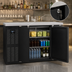 Thumbnail image #4 for Continental Refrigerator BB50N 50-Inch Two-Door Refrigerated Back Bar Cooler with Stainless Steel Top