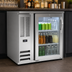 Thumbnail image #4 for Beverage-Air 36-Inch Food-Rated Stainless Steel Back Bar Cooler with Glass Door