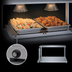 Thumbnail image #4 for Hatco Glo-Ray 54-Inch Wide Free-Standing Heated Shelf, 19.5-Inch Deep, Stainless Steel Top, Aluminum Base