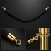 Thumbnail image #4 for Securit 60-Inch Black Braided Barrier Rope with Gold Ends