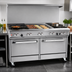 Thumbnail image #4 for Southbend Ultimate 60-Inch Gas Restaurant Range with 4 Non-Clog Burners, 36-Inch Griddle and 2 Convection Ovens
