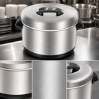 Thumbnail image #4 for Town Equipment RiceMaster 56912S 12-Quart Stainless Steel Sushi Rice Container