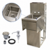 Thumbnail image #4 for BK Resources 15-Inch Underbar Dump Sink with 1 Compartment, 4-Inch Backsplash and Included Accessory Package