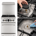 Thumbnail image #5 for Wolf WX Series 24-Inch Stainless Steel 4-Burner Natural Gas Restaurant Range with Oven Base
