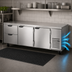 Thumbnail image #4 for Beverage-Air UCRD93AHC-2 Three-Section Undercounter Refrigerator with 2 Doors and 2 Drawers, Side-Mount Self-Contained, 93-Inch