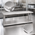 Thumbnail image #4 for BK Resources Double Tier Pass-Through Shelf, 24 x 24 Inches, 304 Stainless Steel