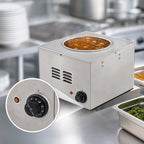 Thumbnail image #4 for Eagle Group RedHots 11QCW-208 11-Quart Countertop Electric Food Warmer, Round Pan, Wet/Dry, Thermostatic, Stainless Steel, 208V