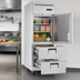 Thumbnail image #4 for Everest Refrigeration One-Section Door and Drawer Combo Reach-In Refrigerator, 23 Cu. Ft., 29-1/4 Inches Wide