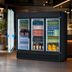 Thumbnail image #4 for Turbo Air Super Deluxe 3-Section Self-Contained Glass Door Merchandiser Refrigerator, 68.4 Cu. Ft., Bottom Mount, R290