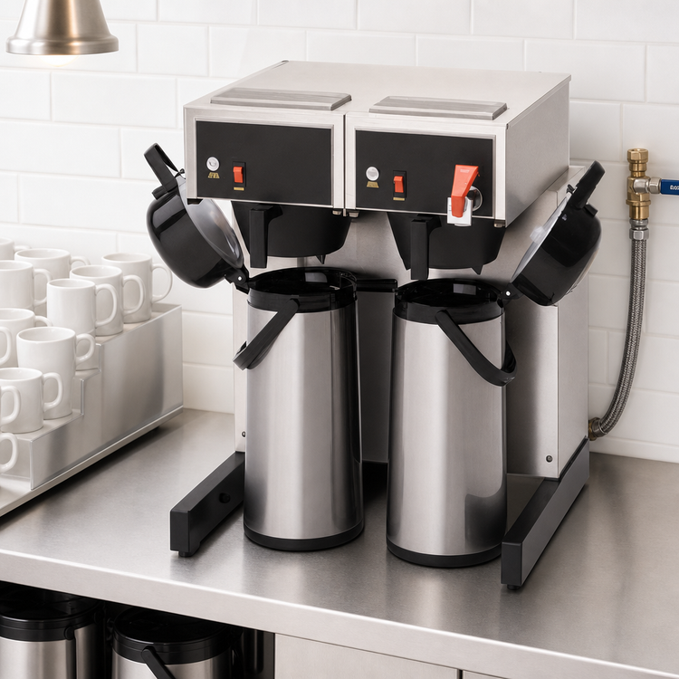 Product image #4 for Bloomfield Gourmet 1000™ Double Automatic Airpot Coffee Brewer, 240V