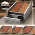 Thumbnail image #4 for Star Grill-Max 45SCBD 45 Hot Dog Countertop Roller Grill with Integrated Bun Drawer and Duratec Coated Rollers