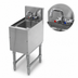 Thumbnail image #4 for Advance Tabco Prestige 18-Inch Wide Freestanding Underbar Hand Sink with Splash-Mount Faucet, Stainless Steel