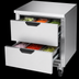 Thumbnail image #4 for Beverage-Air 27-Inch One-Section Worktop Refrigerator with 2 Drawers, Flat Top