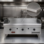 Thumbnail image #4 for Southbend HDG-60-30 Heavy-Duty Countertop Gas Thermostatic Griddle, 60" W x 30" D, 1" Polished Steel Plate
