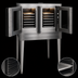 Thumbnail image #4 for Blodgett Zephaire Double-Deck Gas Convection Oven, Bakery Depth, 5-Pan Capacity Per Compartment