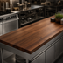 Thumbnail image #4 for John Boos Boos Block American Black Walnut Edge Grain Kitchen Countertop with Varnique Finish, 144 x 48 x 3 Inches