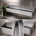 Thumbnail image #4 for Advance Tabco Underbar Basics Double-Tier Standard-Duty Stainless Steel Speed Rail, 36 Inch