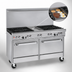 Thumbnail image #4 for Southbend Ultimate 60-Inch Gas Restaurant Range with 5 Burners, 24-Inch Griddle, Standard Oven and Convection Oven
