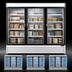 Thumbnail image #4 for Maxx Cold X-Series 3-Section Glass Door Freezer Merchandiser with Triple-Pane Self-Closing Doors, 72 Cu. Ft.