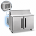 Thumbnail image #4 for Centerline by Traulsen 48-Inch Two-Section Mega Top Prep Table Refrigerator with Solid Right/Right Doors
