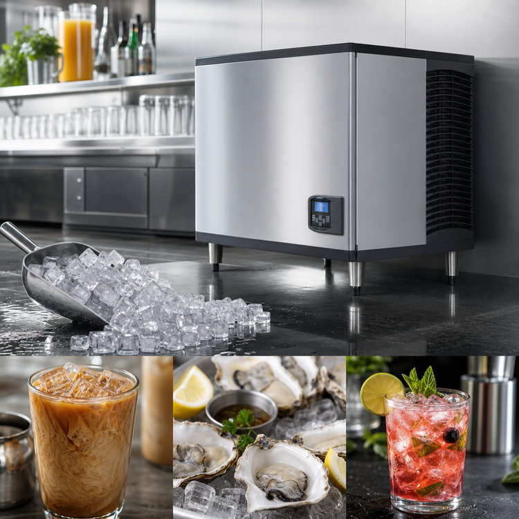 Product image #4 for Manitowoc Indigo NXT IYT0450A 30-Inch Wide Half-Dice Cube Ice Maker, Air-Cooled, Self-Contained