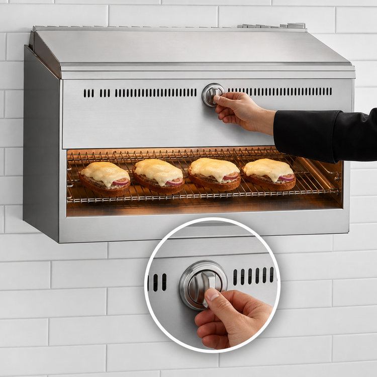 Product image #4 for Bistro 48-Inch Wall-Mount Gas Cheesemelter with Infrared Burners